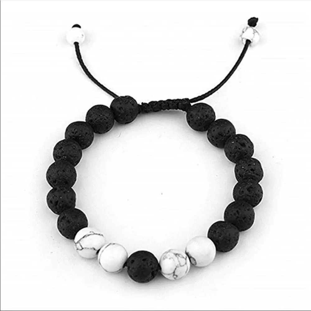 Essential oil bracelet brand new chakra boho lava